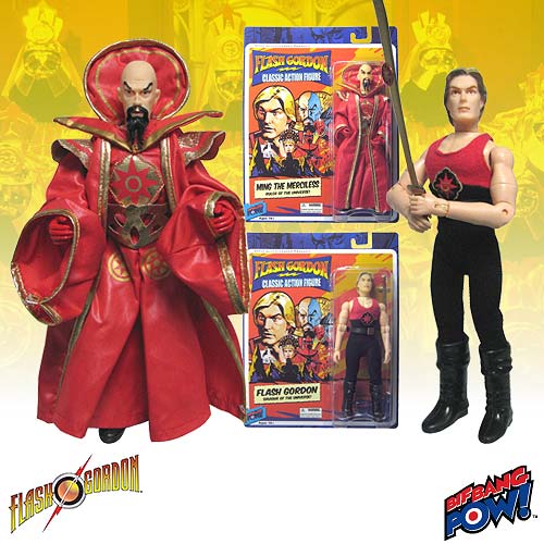 Flash Gordon and Ming 8-Inch Action Figures